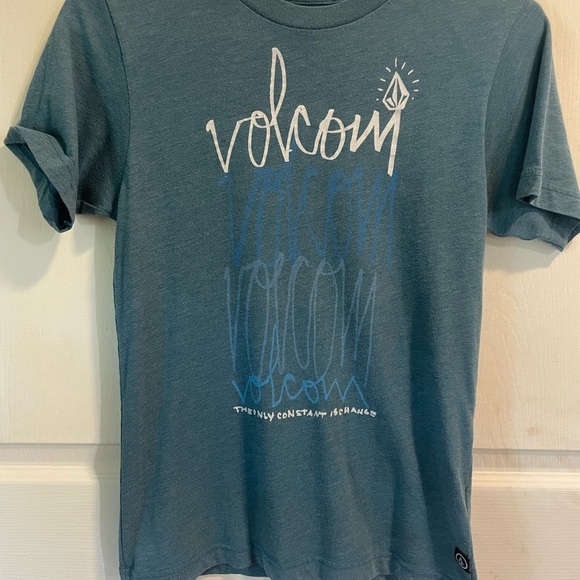 Volcom Teal Graphic Tee - Picture 1 of 3